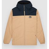 Quiksilver - Overcast 3K Warm Jacket - Winterjack - Beige - Waterdicht