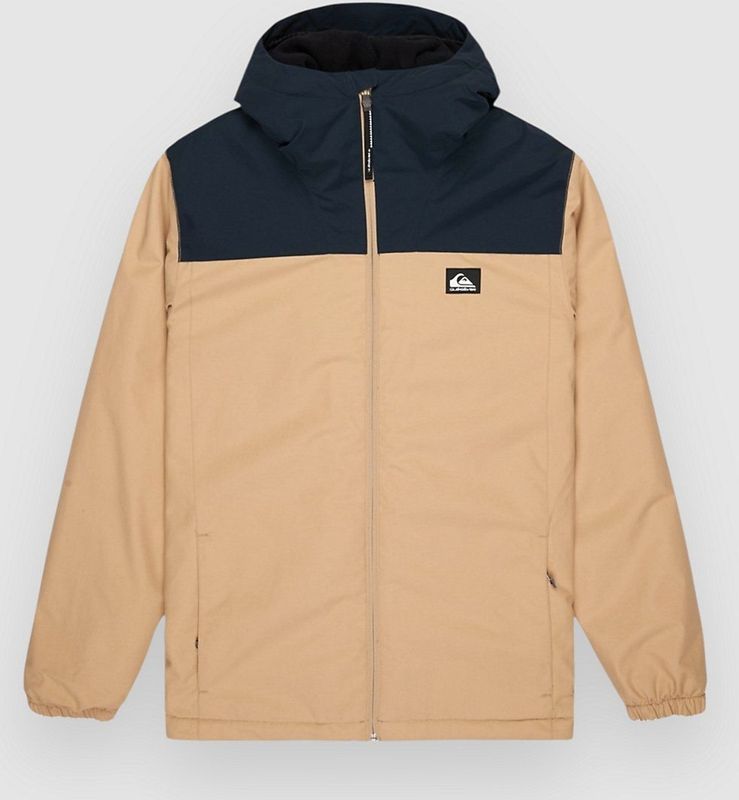 Quiksilver - Overcast 3K Warm Jacket - Winterjack - Beige - Waterdicht