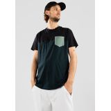 Iriedaily - Block Pocket - T-shirt - Contrastkleuren - Ronde Nek