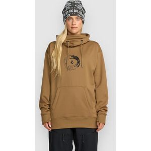 Volcom - Riding Hydro P/o - Fleece Hoodie - Dames - Met Kap - 290g Hydrofleece