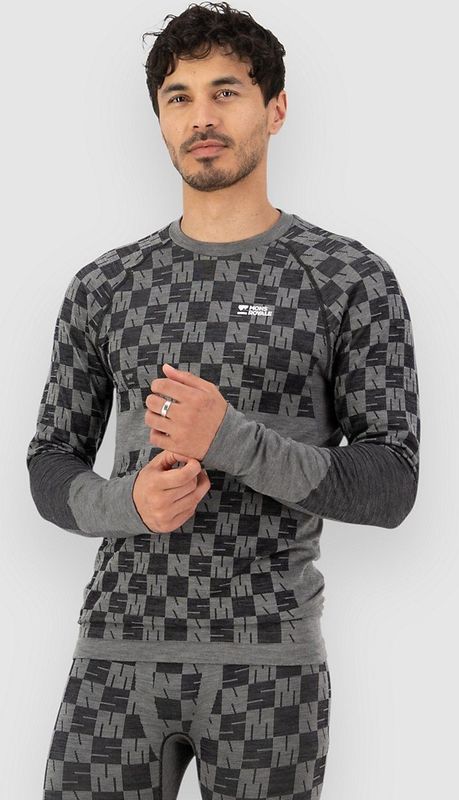 Mons Royale Ascender Merino Seamless L/S Merino-ondergoed (Heren |grijs)
