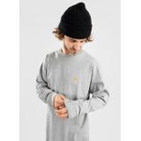Carhartt WIP - Chase Long Sleeve T-Shirt - Grijs - Heren - Katoen