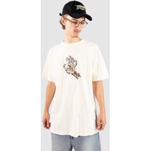 Santa Cruz - Shirt - Lichtbeige - Motiefprint - Normale Pasvorm