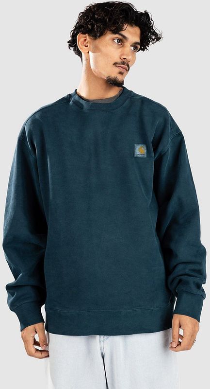 Carhartt Wip - Vista Sweatshirt - Groen - Katoen - Zware Katoen 450 g/m²