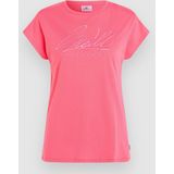 O'Neill - Signature T-shirt - Dames - Roze - Katoen
