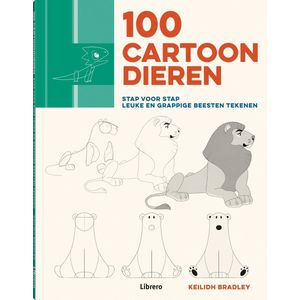 Boek - 100 cartoon dieren