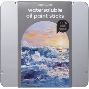 Panduro oliepastel set - wateroplosbaar - 6 kleuren