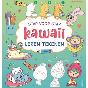 Boek - Stap voor stap kawaii leren tekenen