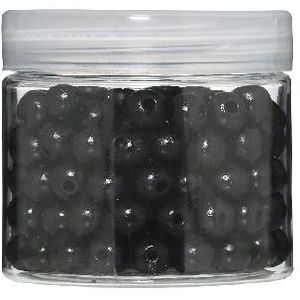 Houten kralen - 150 stuks/8 mm - zwart