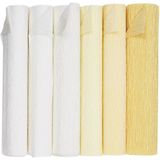 Crêpepapier set - 6 stuks - Ivory Dreams