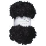 Panduro garen Fake Fur - zwart