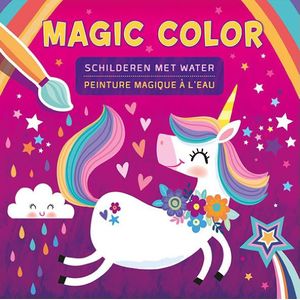 Kleurboek - Schilderen met water - Magic color unicorn