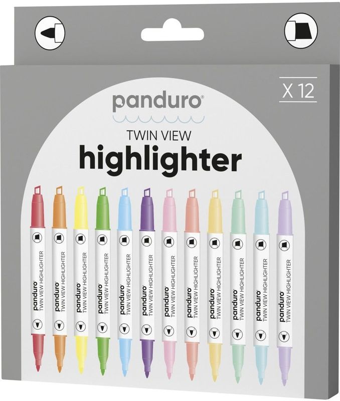 Panduro set highlighters met raampje