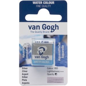 van Gogh aquarelverf - napje - zilver 800