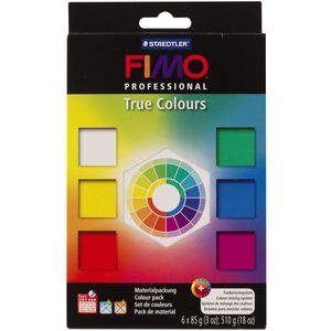 FIMO Professional set - 6 stuks - true colours