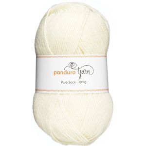 Panduro garen Pure Sock - wit