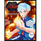 Boek - Kleuren met stickers - Mangafiguren
