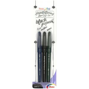 Pentel Brush Sign Pen - black pigment edition