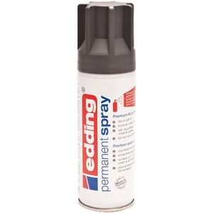 edding 5200 permanent spray - 200 ml - mat - antraciet