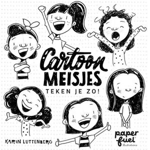 Boek - Paperfuel - Cartoon meisjes teken je zo!