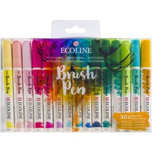 Ecoline Brush Pen set - 30 stuks - set B