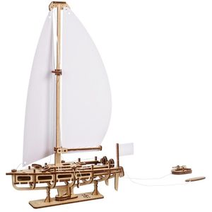Ugears houten 3D puzzel - Ocean Beauty Yacht