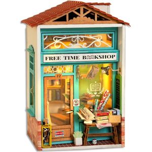 Robotime - DIY - Free Time Bookshop - DS008 - 85x62x128mm