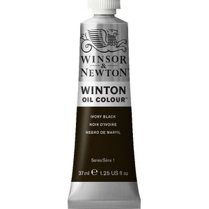W&N Winton oil - 37 ml - ivory black