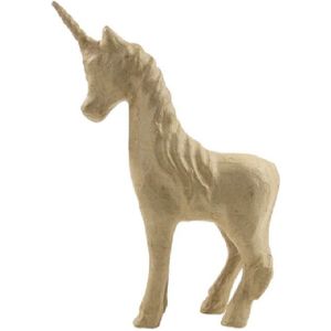 papiermaché - 21 cm unicorn