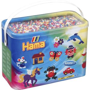 Hama Midi - strijkkralen box - 30.000 stuks - basic mix 00