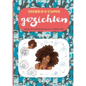 Boek - Tekenen in 10 stappen - gezichten