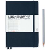 Leuchtturm1917 Notitieboek Zwart - Medium - Gelinieerd