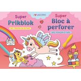 Kleurboek - super prikblok - I love unicorns