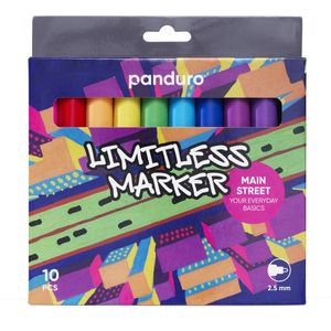 Limitless Marker set - 10 stuks - Main Street