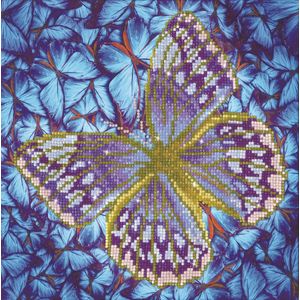 Diamond Dotz - 30x30 cm - vlinder