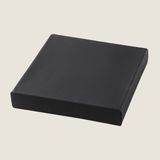 3D canvasdoek - zwart - 30x30 cm