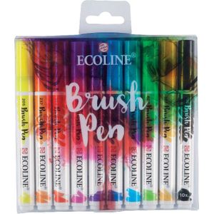 Ecoline Brush Pen set - 10 stuks