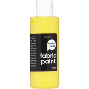 Panduro Fabric Paint - donkere stoffen - geel