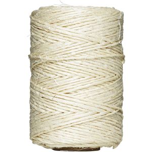 Sisal touw - 100 meter - naturel wit