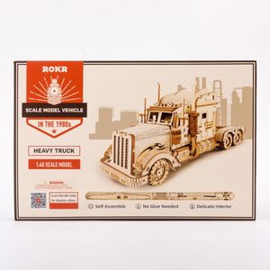 Robotime houten 3D puzzel - Heavy Truck
