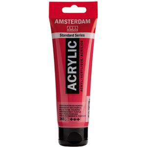 Amsterdam acrylverf - 120 ml - permanentrood purper 348