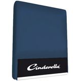Cinderella - Weekend - Hoeslaken - 100% Katoen - Tot 25 cm matrashoogte - 120x200 cm - Blauw