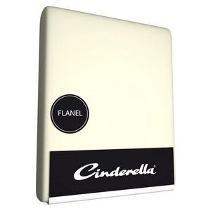 Hoeslaken Cinderella Ivory (Flanel)-120 x 200/210 cm