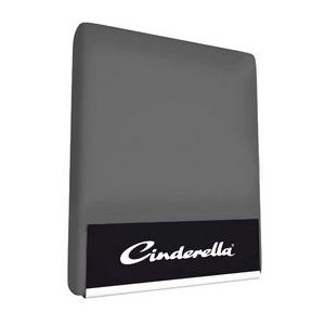 Cinderella - Hoeslaken - tot 25 cm matrashoogte - Double Jersey - 90x200 - Antraciet