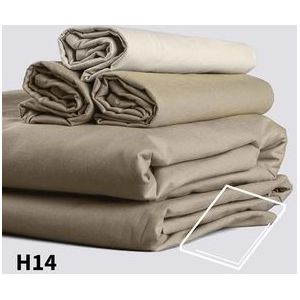 Topper Hoeslaken Dommelin 10-14 cm Cappuccino (Satijn 300TC)-80 x 210 cm