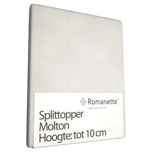 Molton Split Topper Hoeslaken Romanette-160 x 220 cm