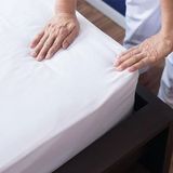 Dommelin - Hoeslaken - Violet - Katoen - 80 x 210 cm