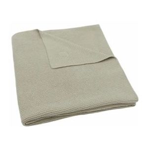 Jollein - Deken Ledikant 100x150cm Basic Knit - Dekentje Baby - Olive Green