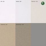 Topper Hoeslaken Dommelin 5-9 cm Platinum (Organic Percal)-80 x 220 cm