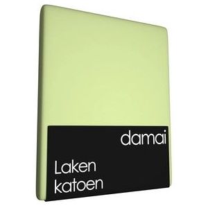 Laken Damai Lime (Katoen)-200 x 260 cm (2-persoons)